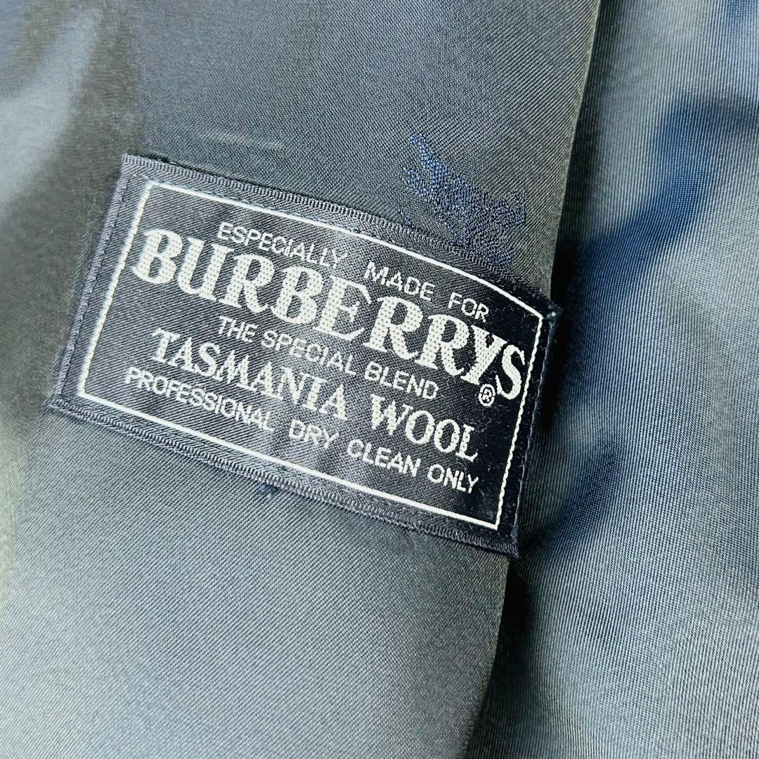 美品　バーバリー Burberryrs ダブルジャケット　紺ブレ　金ボタン