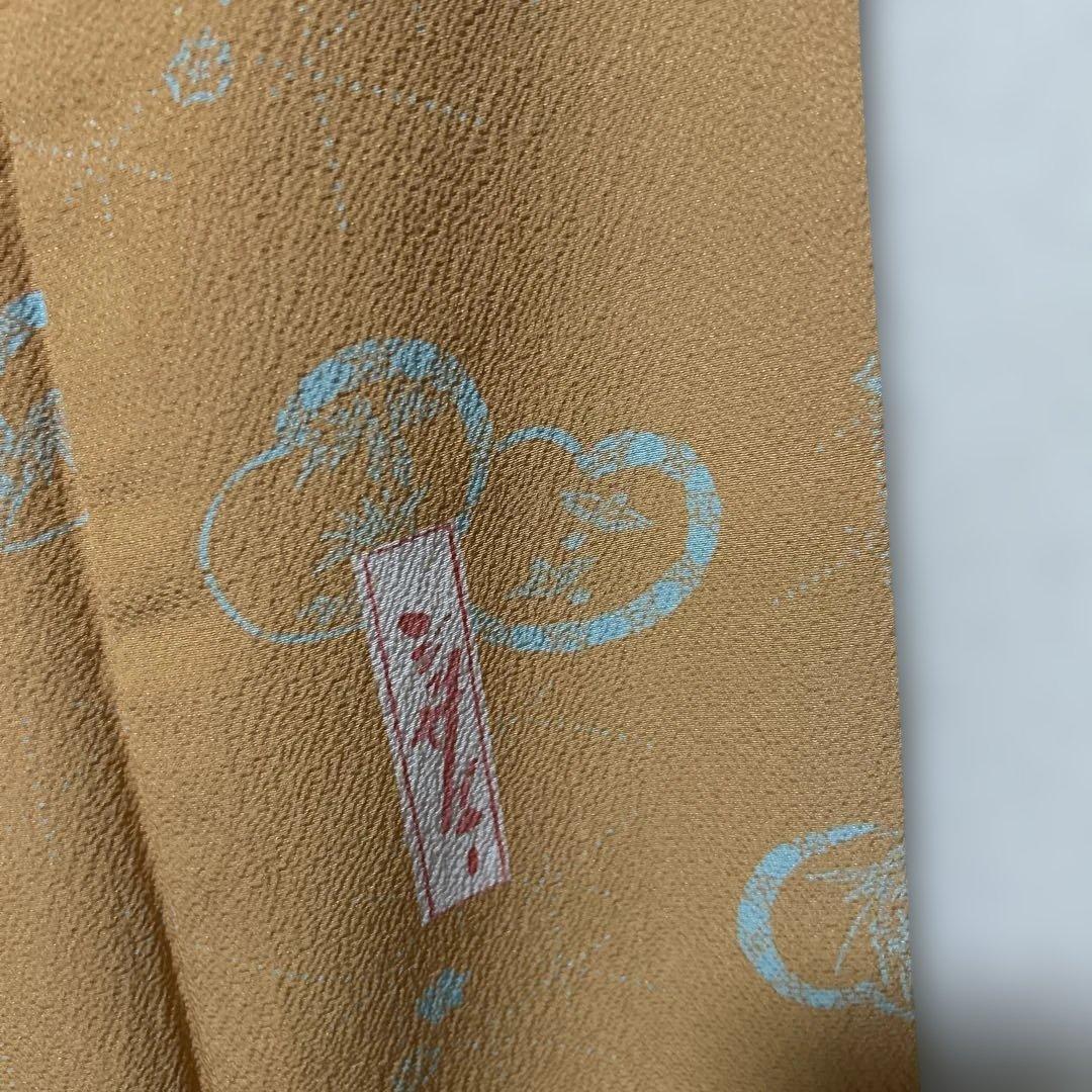 着物　ちりめん小紋　ジュサブロー トールサイズ 裄長