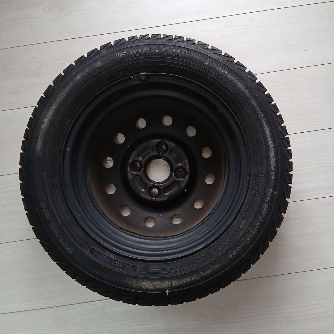 【No.②】軽自動車用スタッドレスタイヤ　4本のうち2本