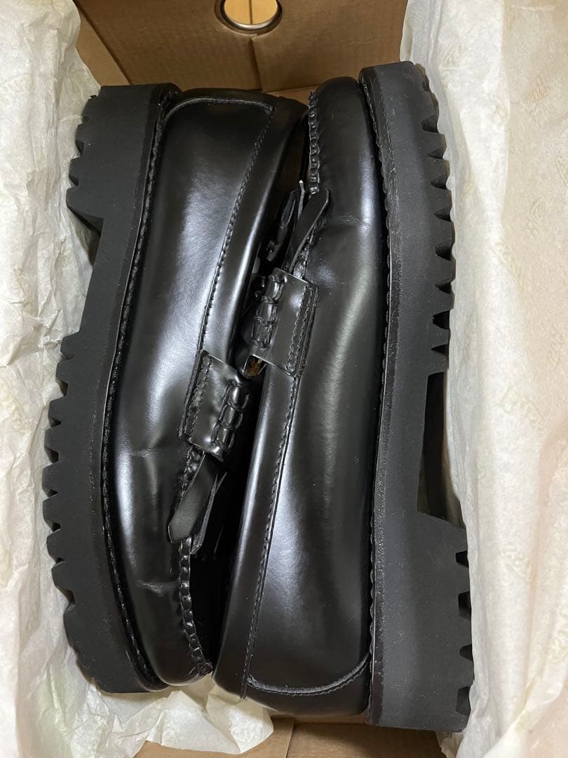 G.H.BASS ジーエイチバス タッセルローファー 厚底24cm