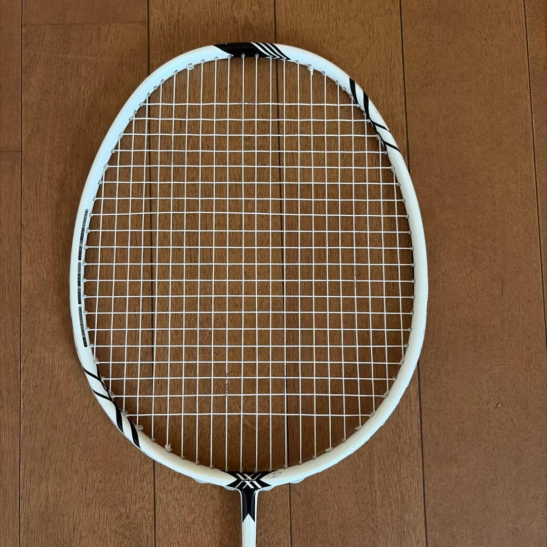 バドミントンラケット 2本セット L5 ホワイト/ブラック