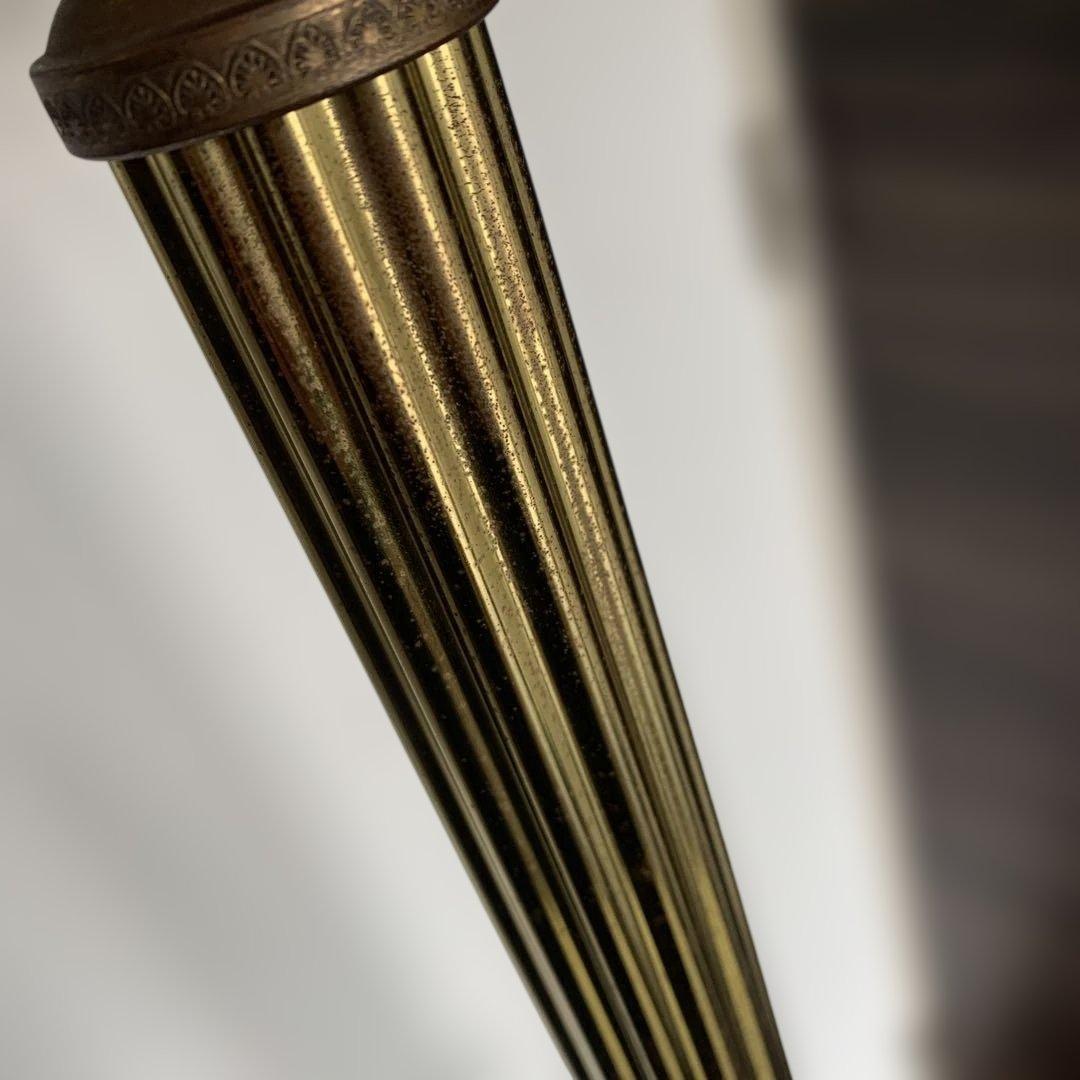 ①ポールハンガー　真鍮　イタリア　ビンテージ　コート掛け ①②セット品