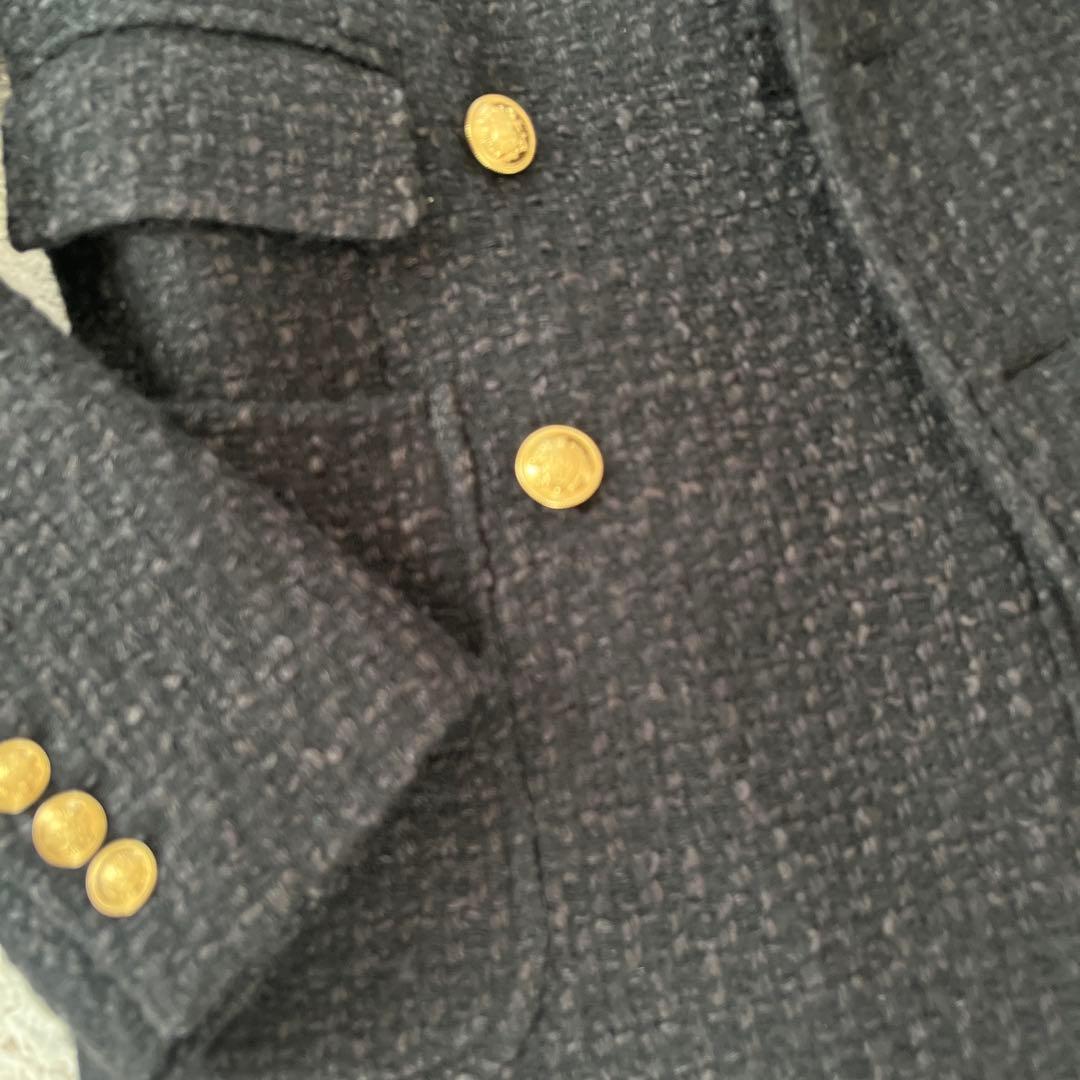 Deuxieme Classeツイードテーラードジャケット38サイズ