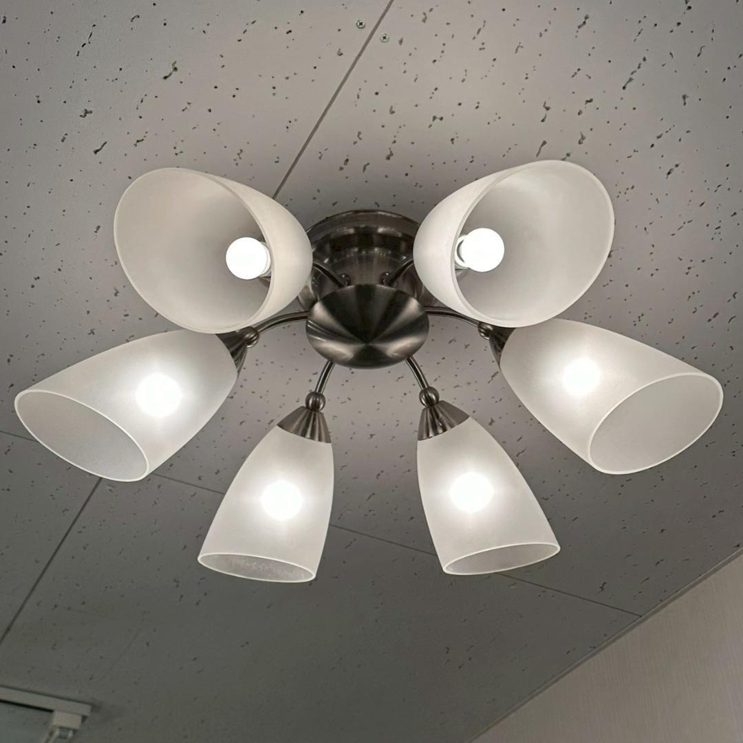 【希少】TOSHIBA IC80157-6G シャンデリア 6灯 生産完了品 ①