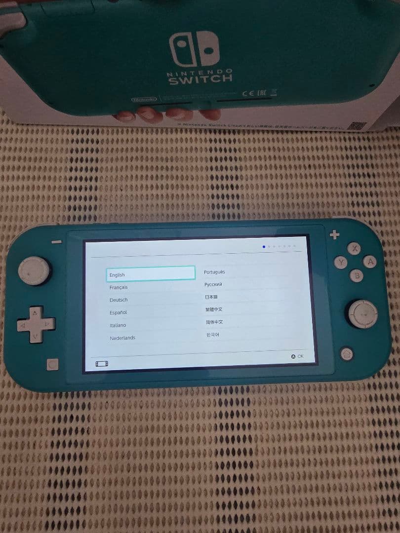 Nintendo Switch Lite ターコイズ　訳あり