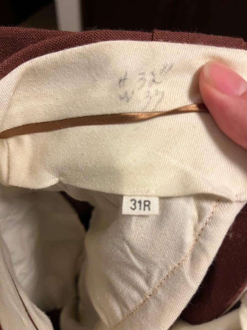 ブラウン ダブルブレストスーツ