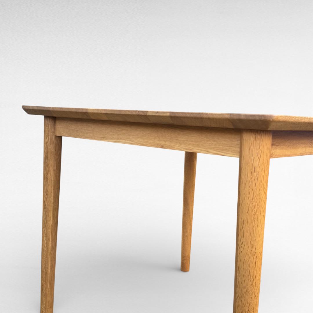 美品 クラッシュゲート コロン ダイニングテーブル 86cm オーク材 北欧