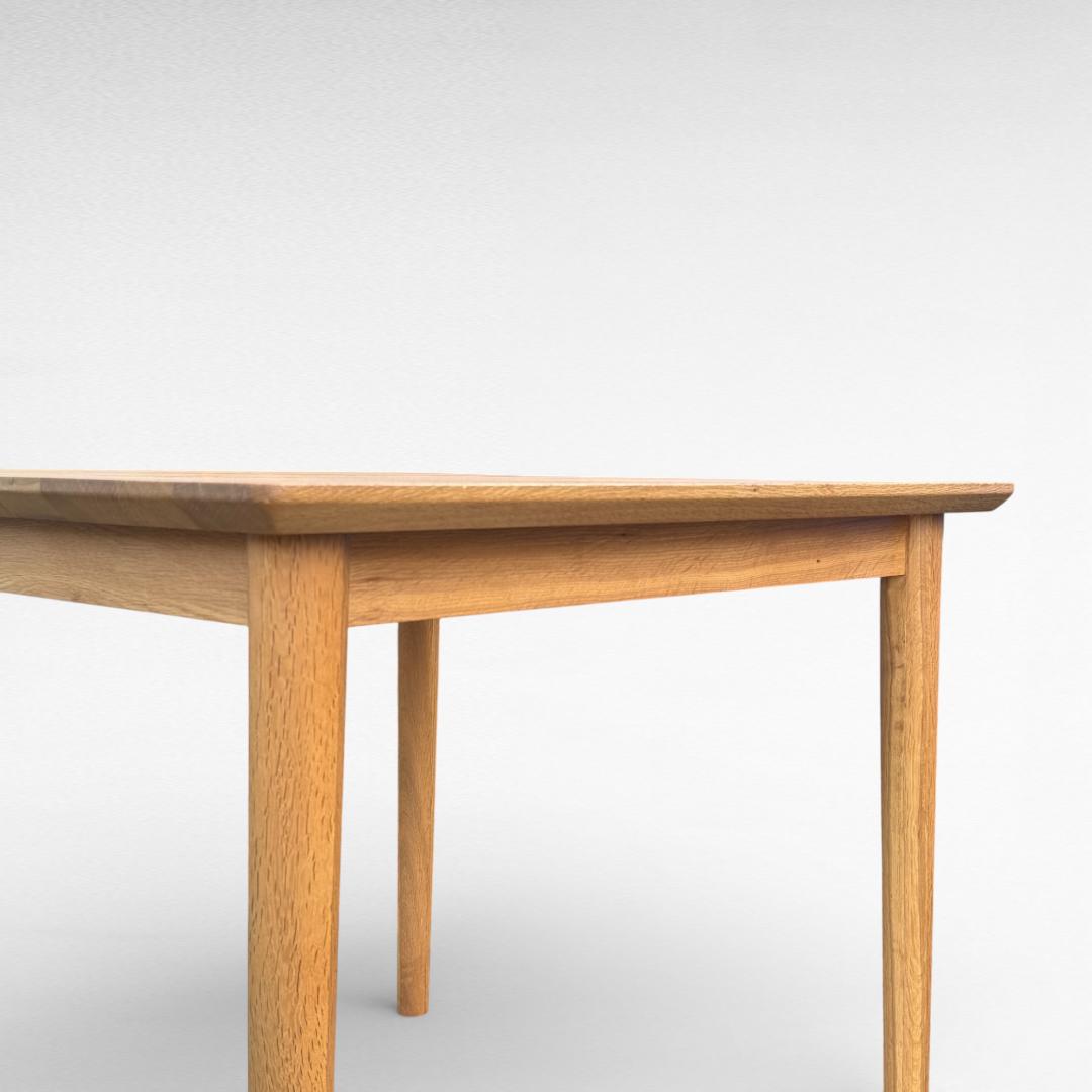 美品 クラッシュゲート コロン ダイニングテーブル 86cm オーク材 北欧