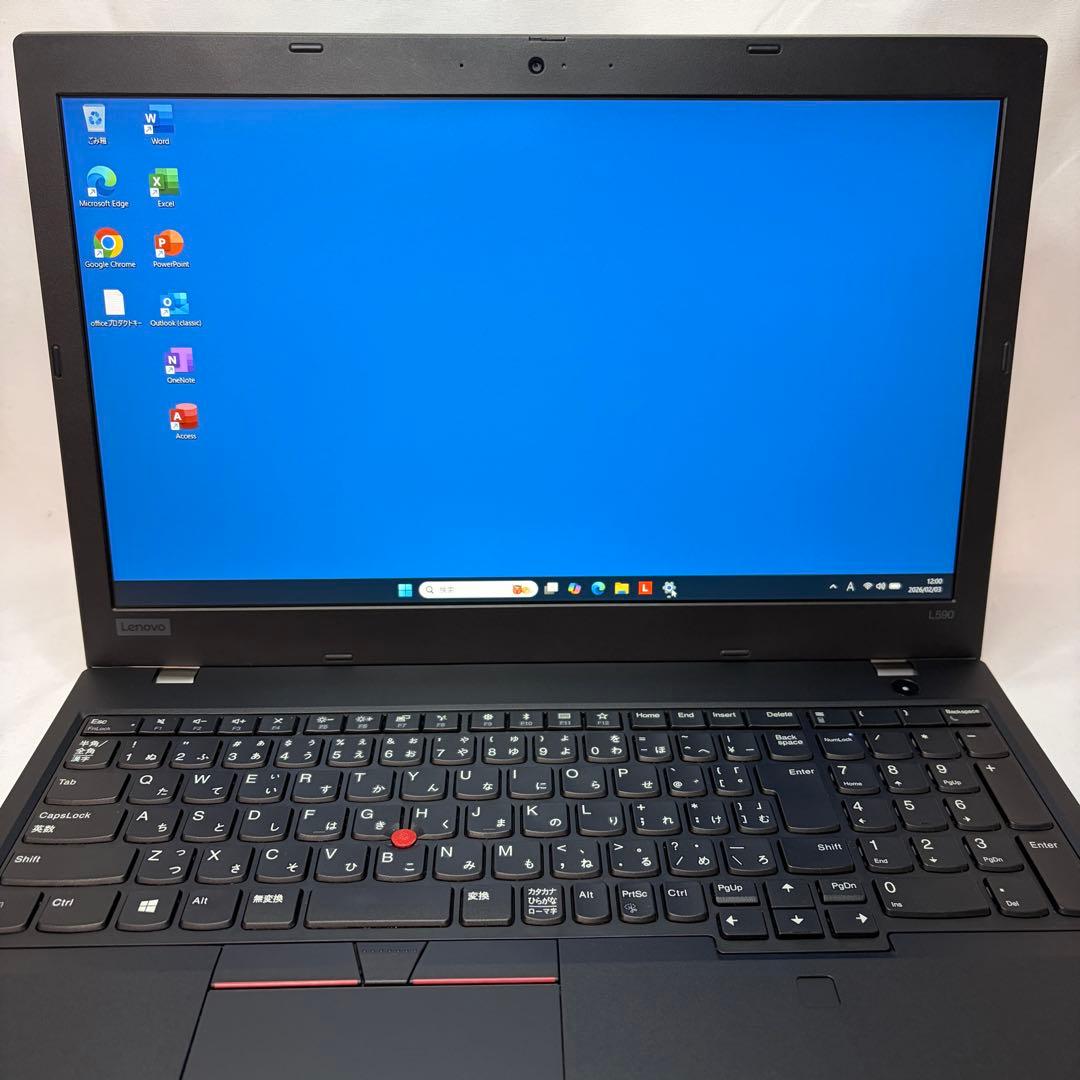 美品 ThinkPad L590 Core i5 8GB 15.6型 フルHD