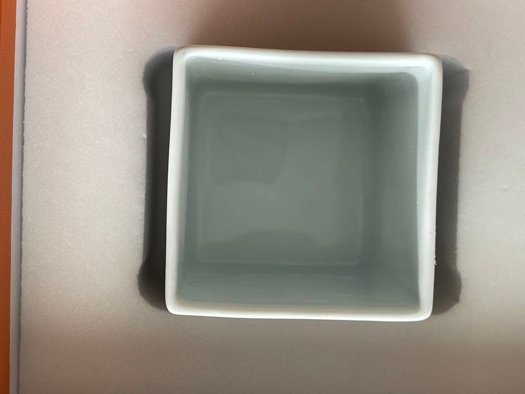 HERMES エルメス　シュガーポット 〈モザイク 24〉 プラチナ PM