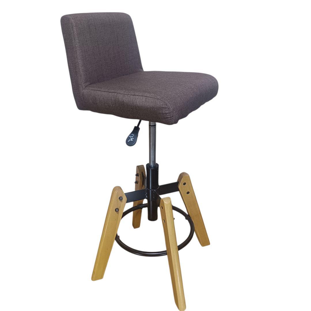 福岡大川大商産業製　カウンターチェア　昇降式 回転 高さ調整可