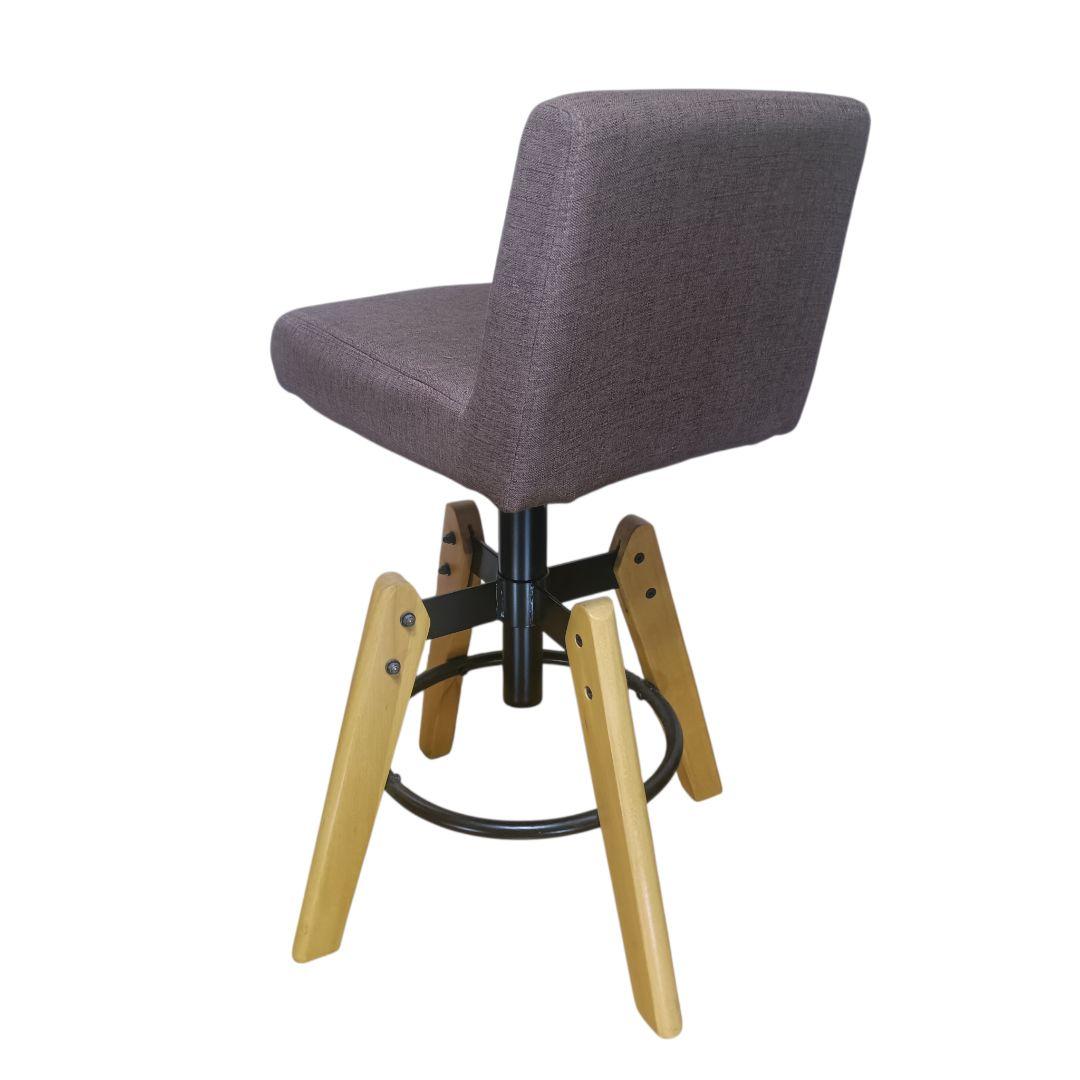 福岡大川大商産業製　カウンターチェア　昇降式 回転 高さ調整可