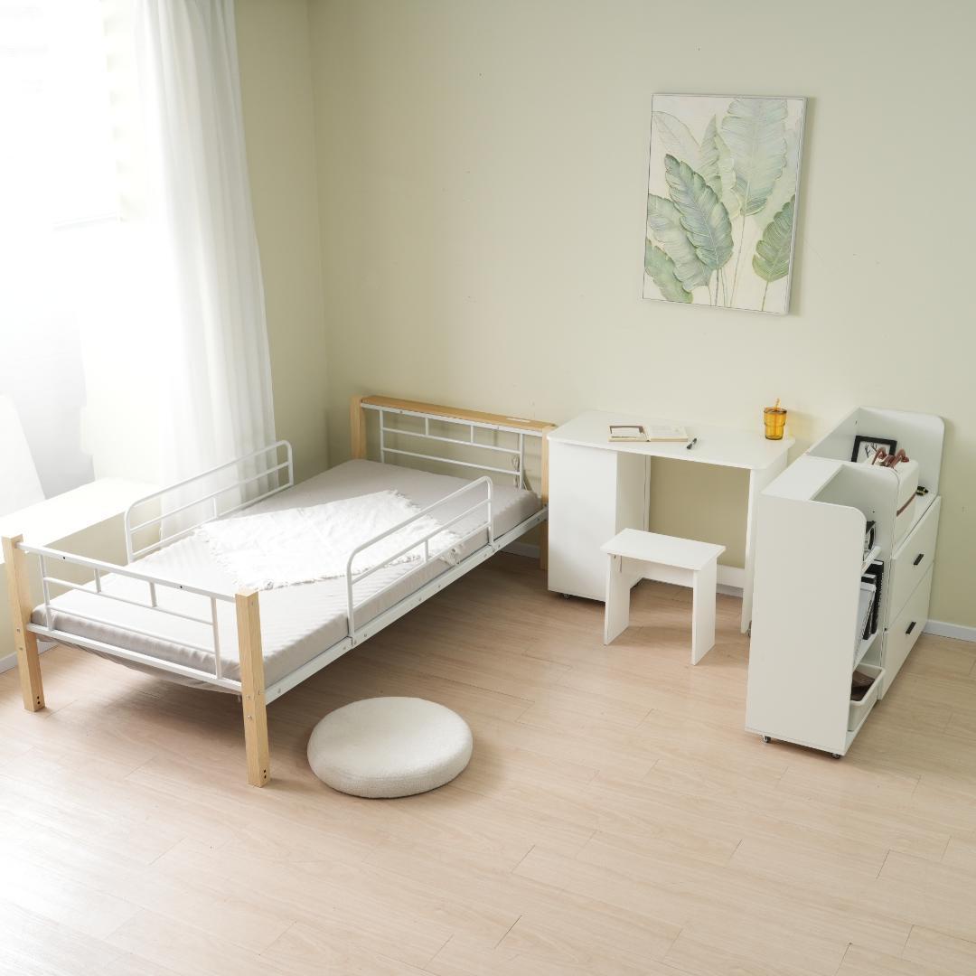 限定赤字価格！！ロフトベッド パイプベッド 耐荷重150kg NATURAL