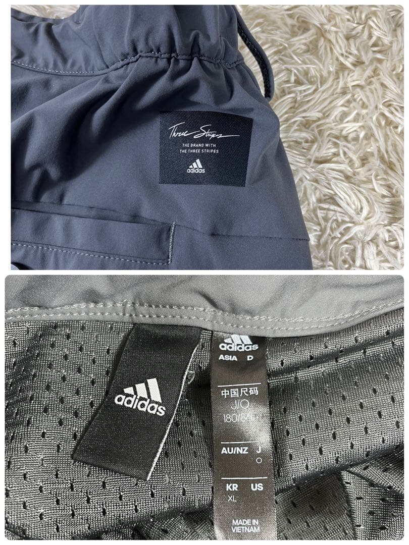 ✨極美品 アディダス セットアップ ストレッチ ドローコード 希少XL 2XL