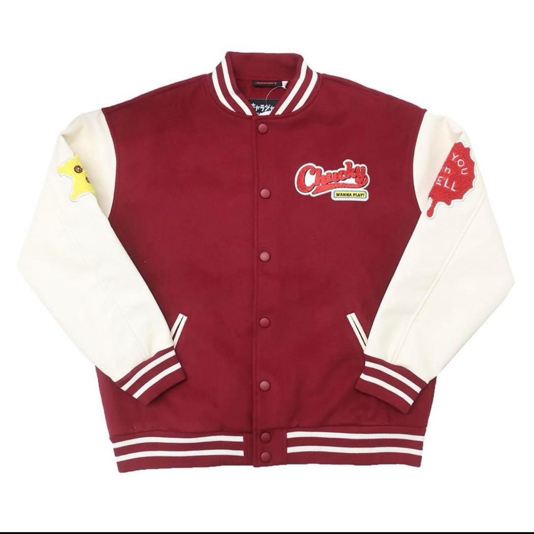 映画チャイルドプレイ　チャッキー　オフィシャル　スタジャン　ホラー　L 新品