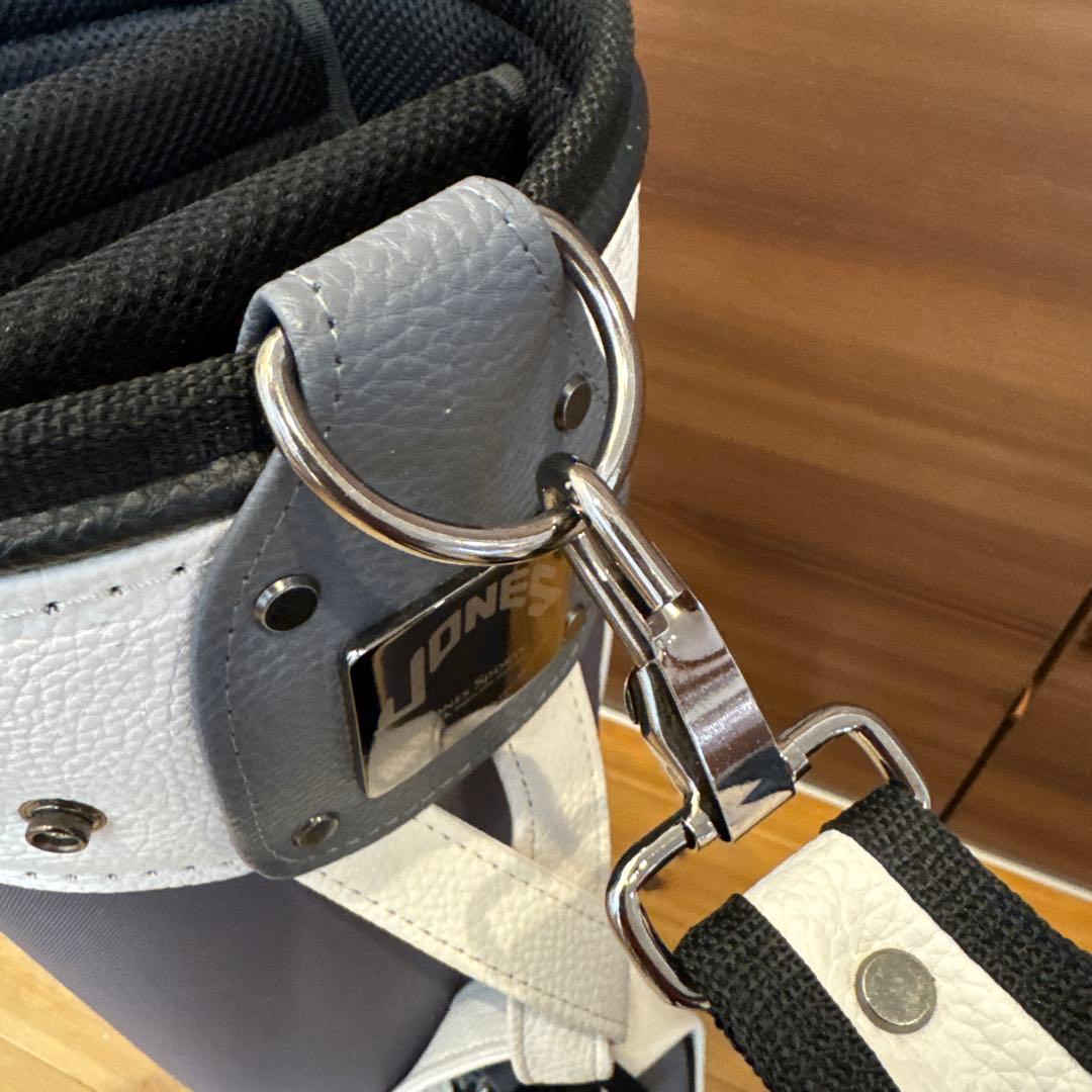 JONES キャディバッグ グレー/ホワイト