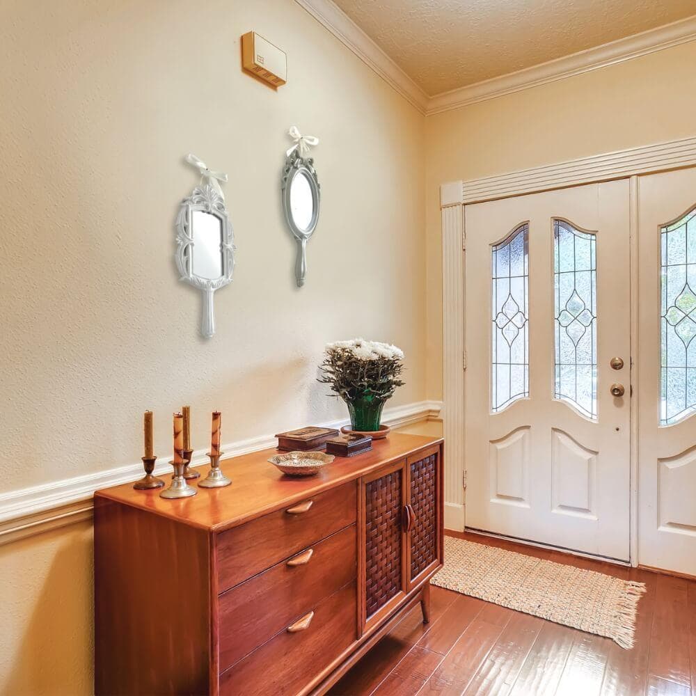 壁掛け鏡 姫 プリンセス リボン