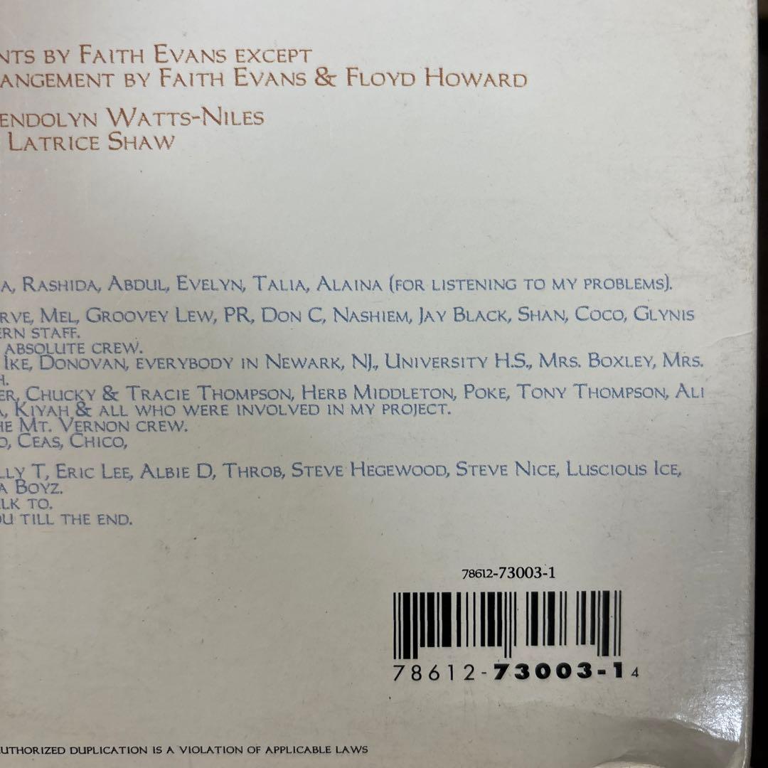 ⭐︎USオリジナル盤⭐︎ Faith Evans / Faith （送料無料）