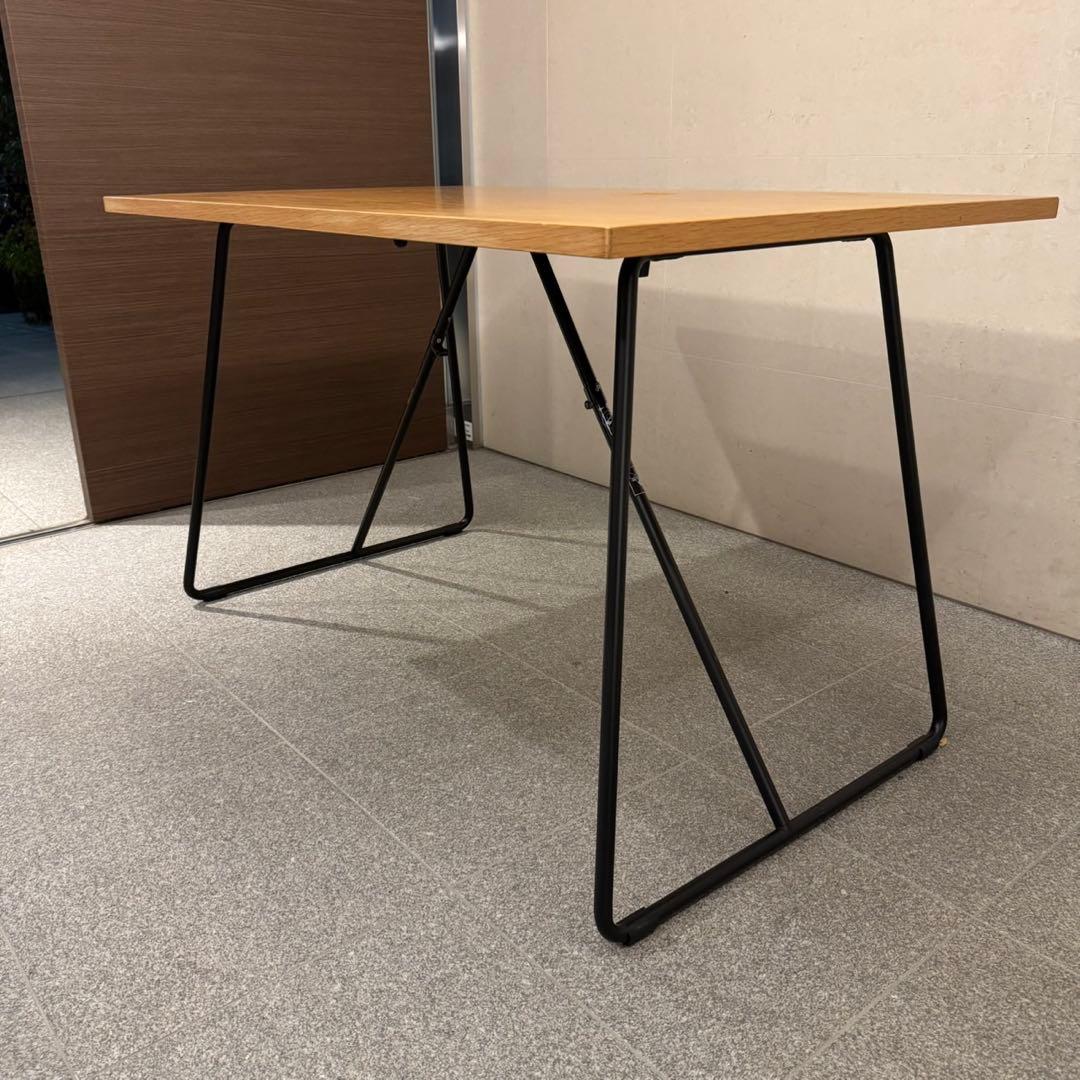 無印良品 折りたたみダイニングテーブル 幅120 オーク材