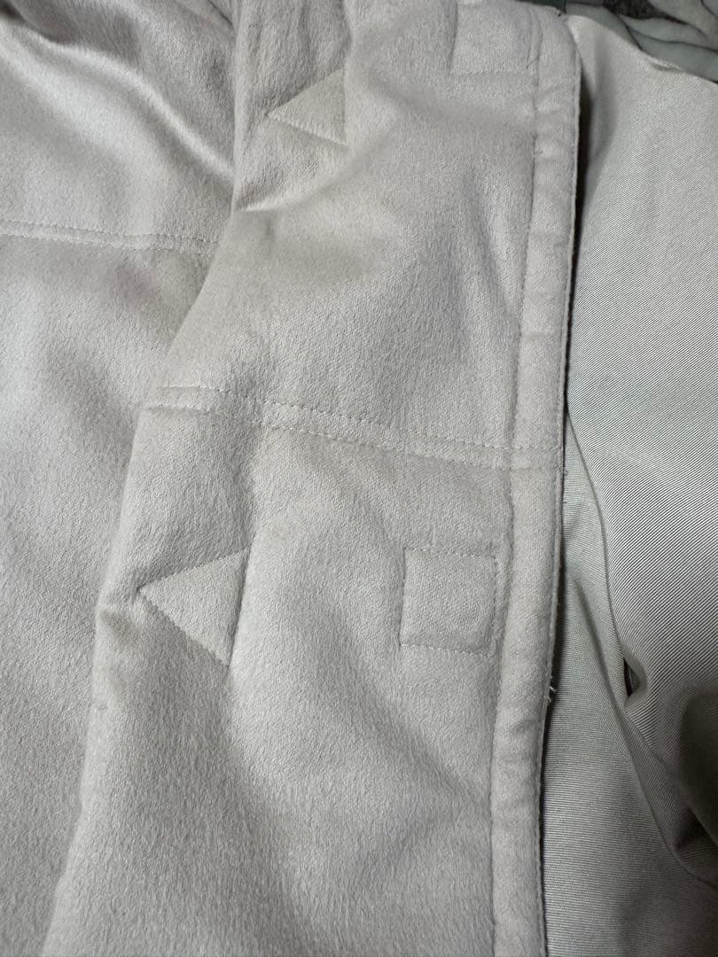 エルメス HERMES ヴィンテージ ナイロンダッフルコート アイボリー