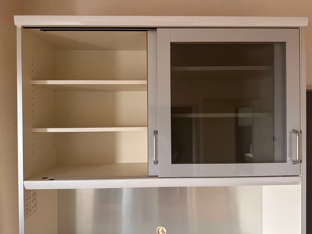 最終値下げ！年末迄。パモウナ食器棚幅120cm