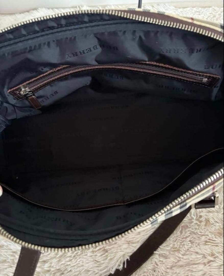 らら様BURBERRY バーバリー　ミニボストンバッグ ノバチェック