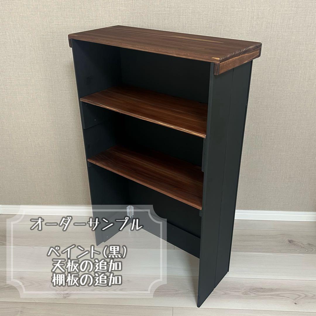 マルシェ•展示販売のレジ台に♪杉無垢材を使ったかわいいレジカウンター 折り畳み式