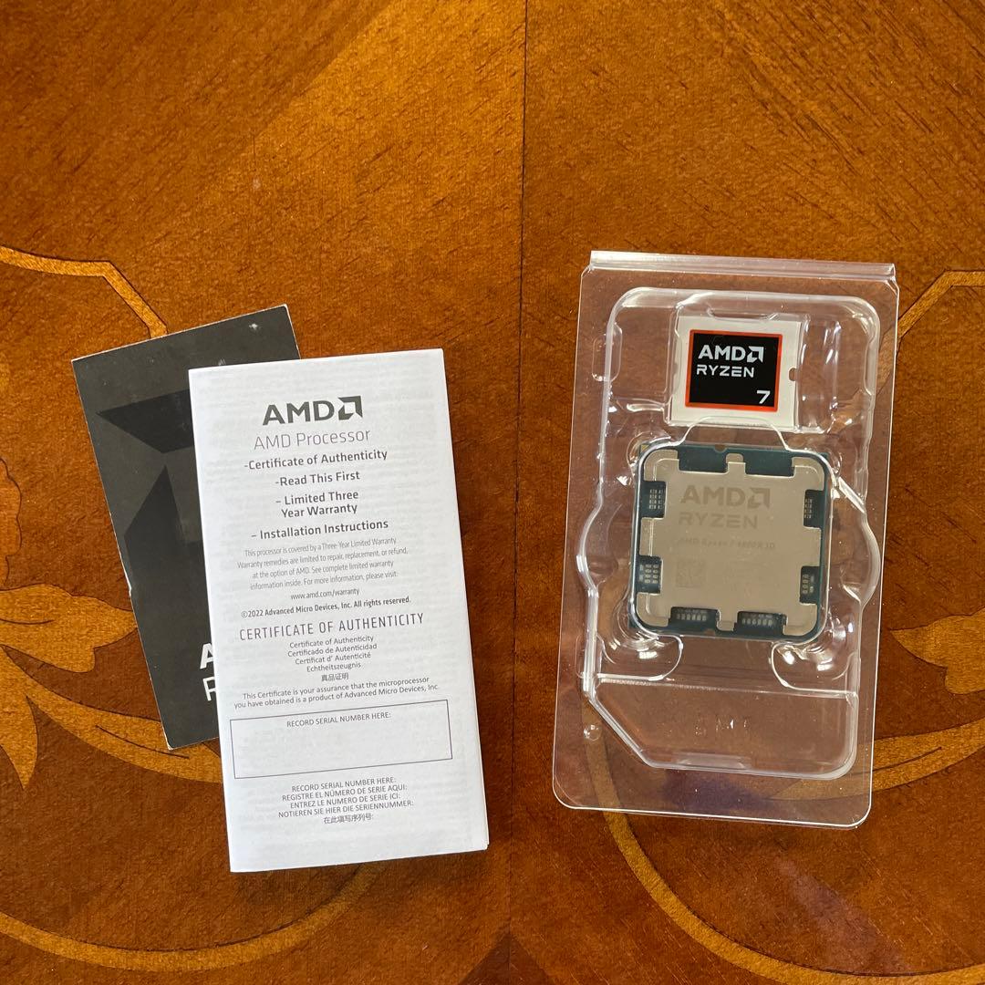 Ryzen 7 9800X3D AMD 動作品