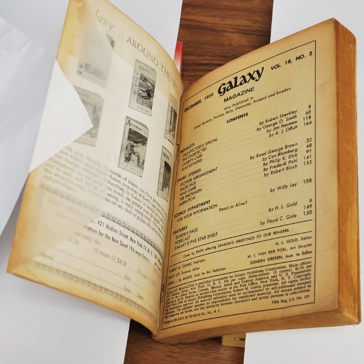 米SF雑誌/GALAXY/1959年12月号/表紙エド・エムシュウィラー