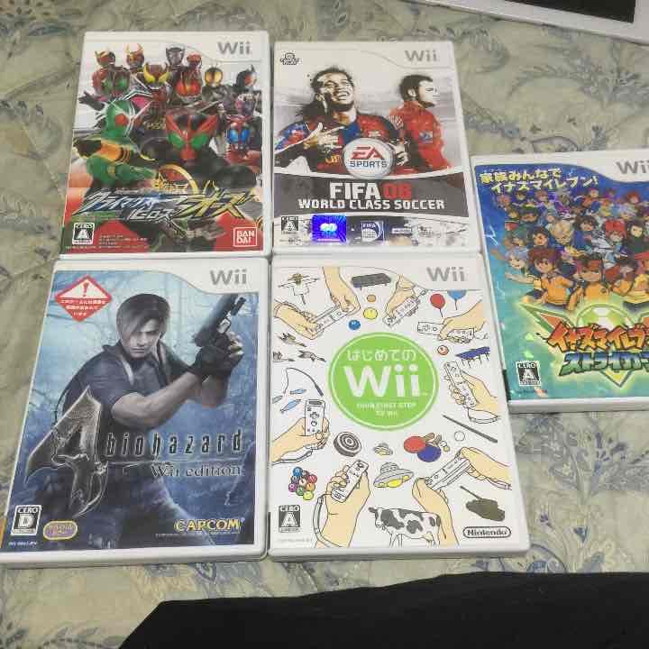 wii本体とカセット5枚セット