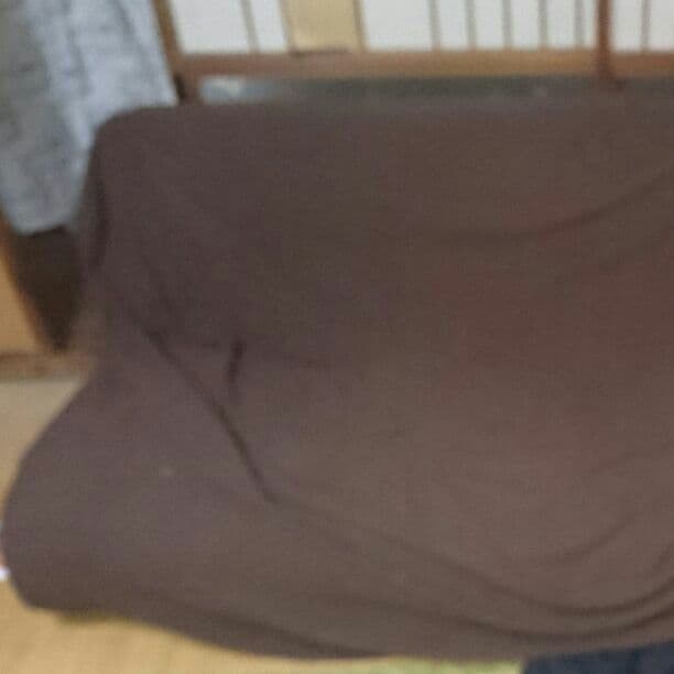 ソファーベッド水色